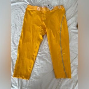 XL yello cropped ethika leggings